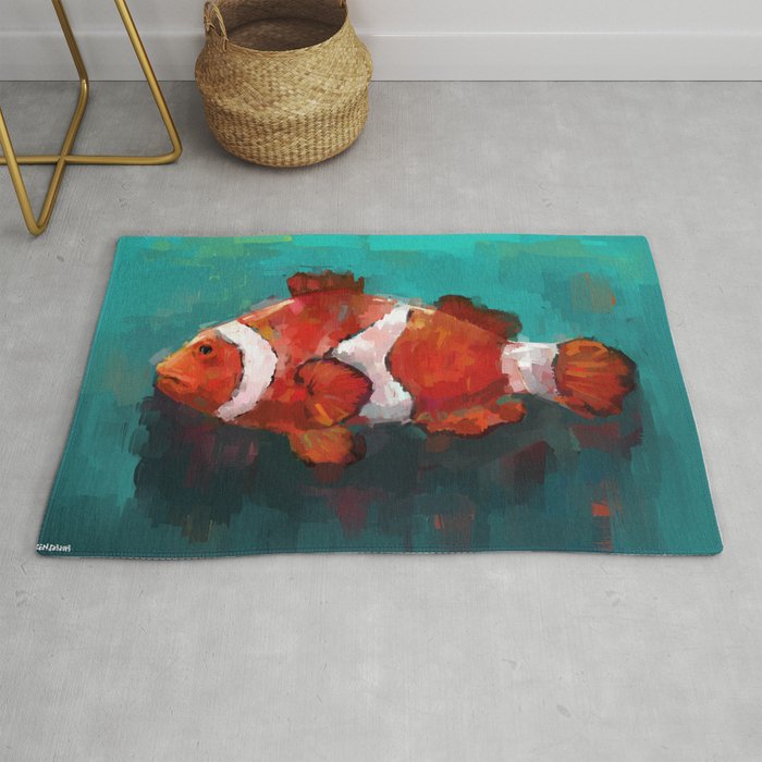 Red Clown Rug