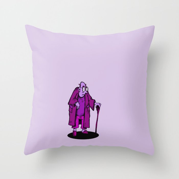 Granddaddy Purple Throw Pillow