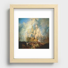 Joseph Mallord William Turner The Battle of Trafalgar Recessed Framed Print