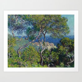 Bordighera (1884) by Claude Monet Art Print | Bordighera, Fineart, Historical, Illustration, Historic, Antique, Claudemonet, Atmosphere, Arts, Brushstrokes 