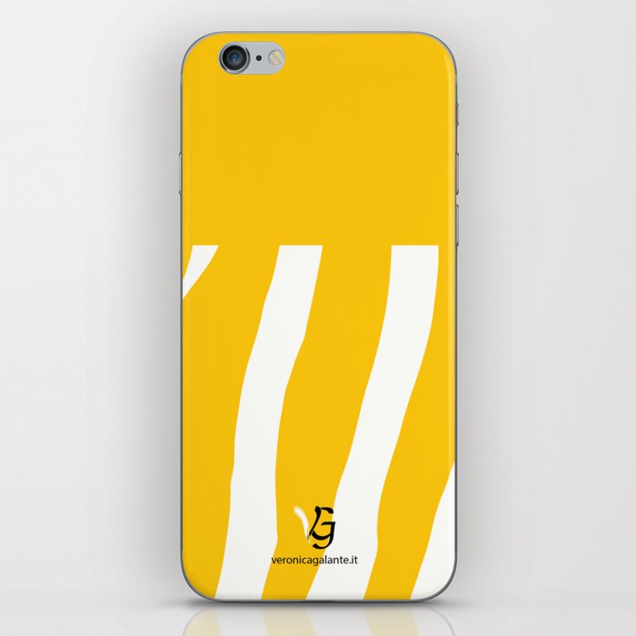 Pattern Zebra Yellow - veronicagalante.it iPhone Skin