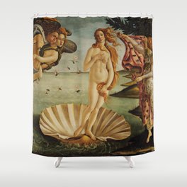 The Birth of Venus by Sandro Botticelli Shower Curtain