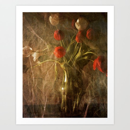 Vase with Tulips Art Print