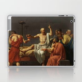 David, The death of Socrates Laptop Skin