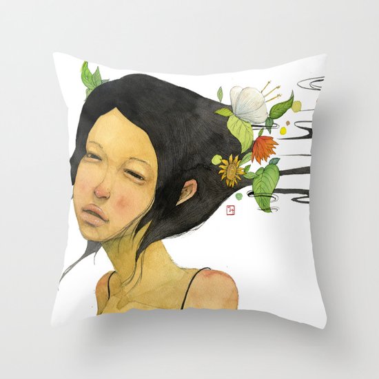 Shampoo Throw Pillow