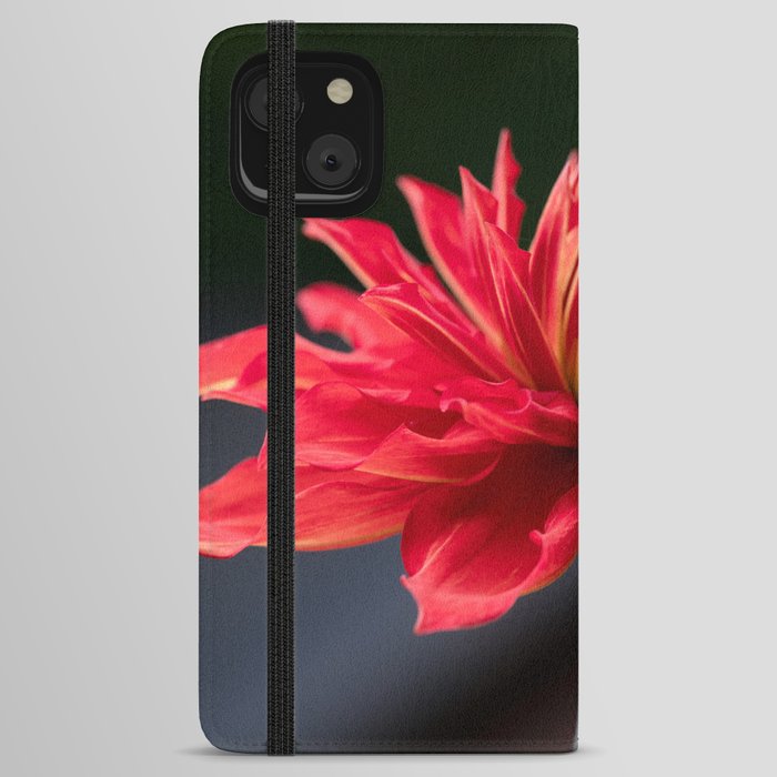 Majestic Red Dahlia Cooper Blaine iPhone Wallet Case