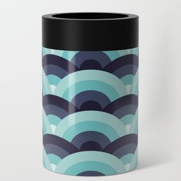 Abstract Scallop Geometric Seamless Pattern Background  Can Cooler