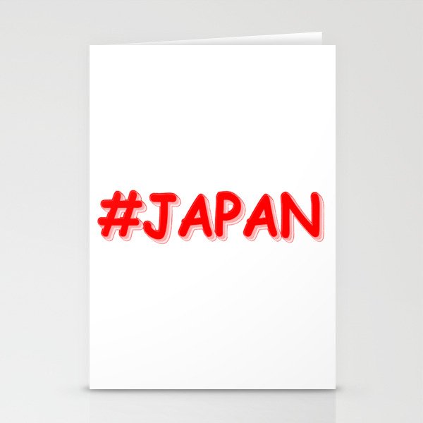 "#JAPAN" Cute Design. Buy Now Stationery Cards