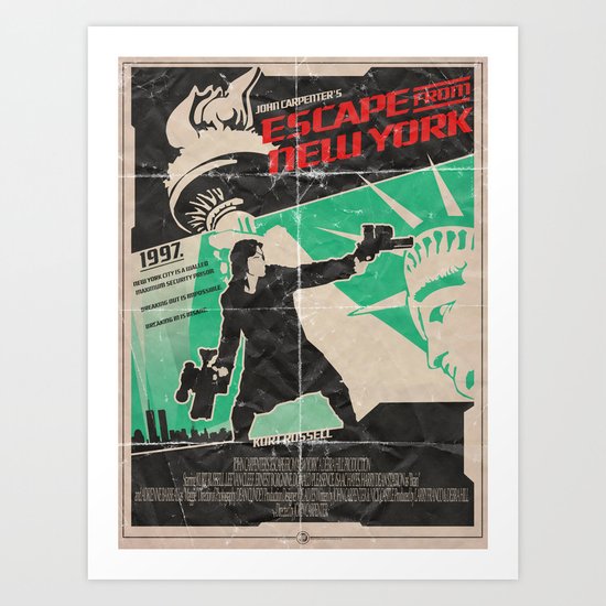 1997 Escape From New York - John Carpenter Art Print