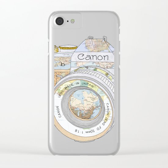 TRAVEL CAN0N Clear iPhone Case