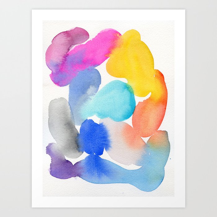 color palette Art Print