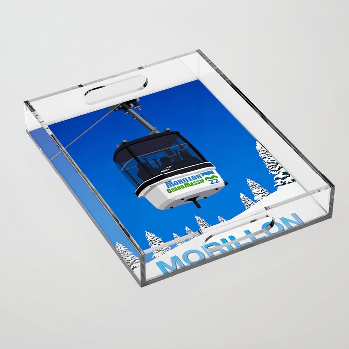 Morillon Ski Acrylic Tray