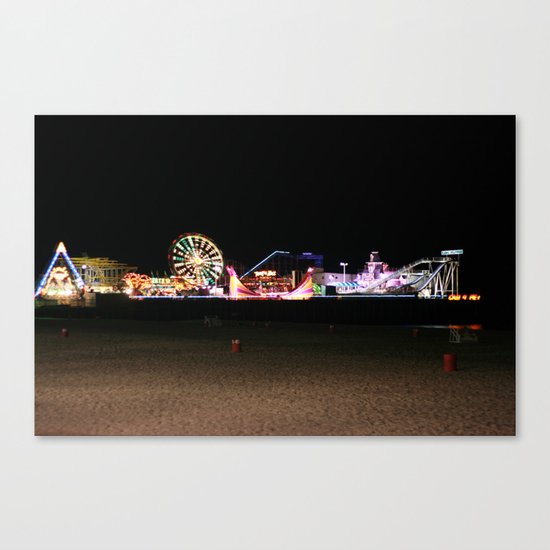 Casino Pier, Seaside Canvas Print