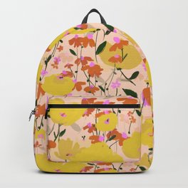 Wild Unruly Garden Backpack | Pink, Curated, Painting, Pattern, Modern, Garden, Joy, Girly, Watercolor, Happy 