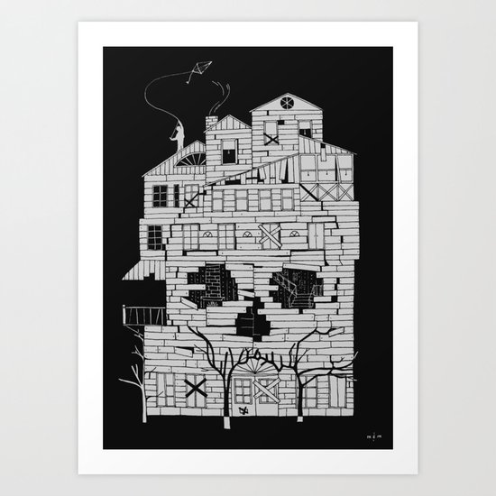 Monsterhouse Art Print