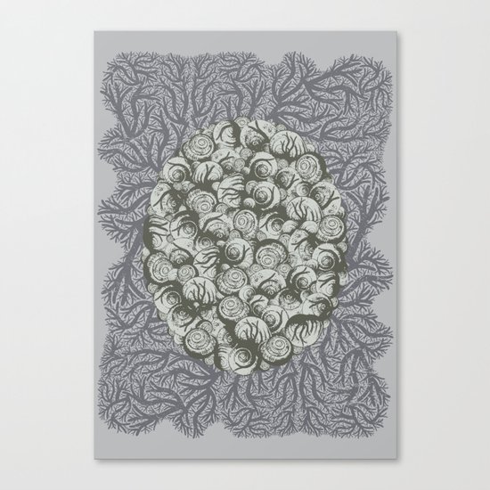 Snails All The Way Down Canvas Print