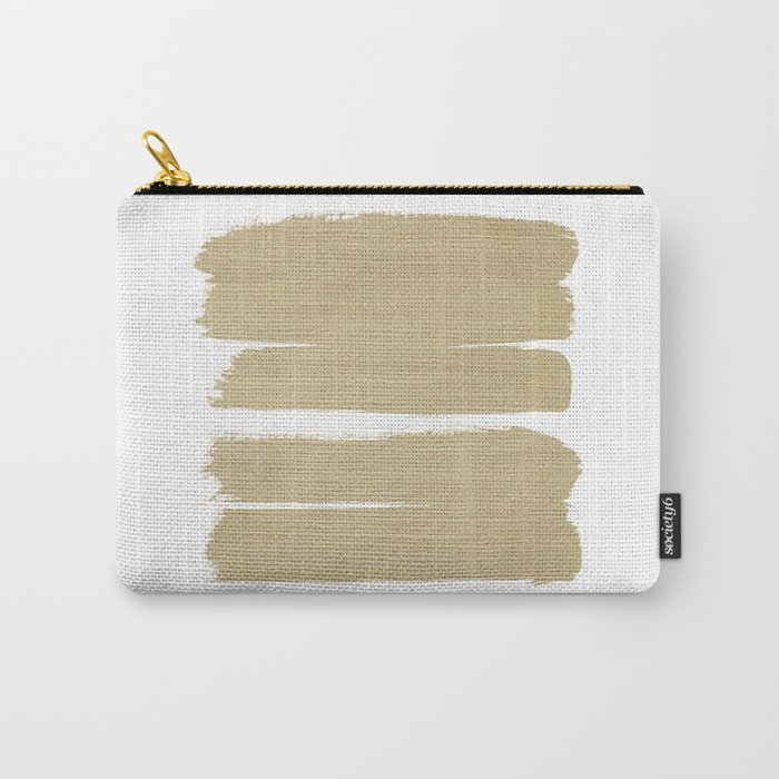 Stripes - No Comment #3 #minimal #painting #decor #art #society6 Carry-All Pouch
