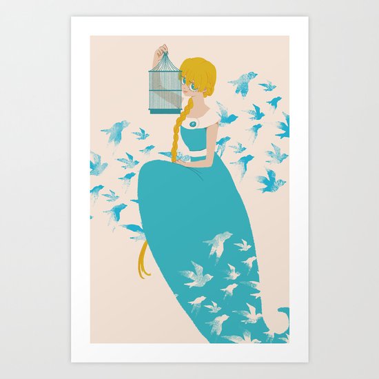 Flying Birds Art Print