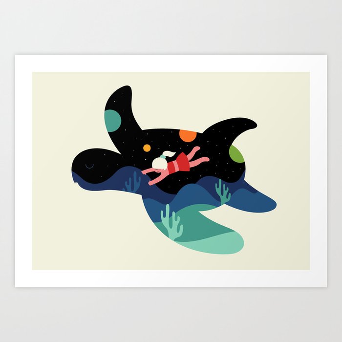 Discover the motif OCEAN ROAMING by Andy Westface  as a print at TOPPOSTER