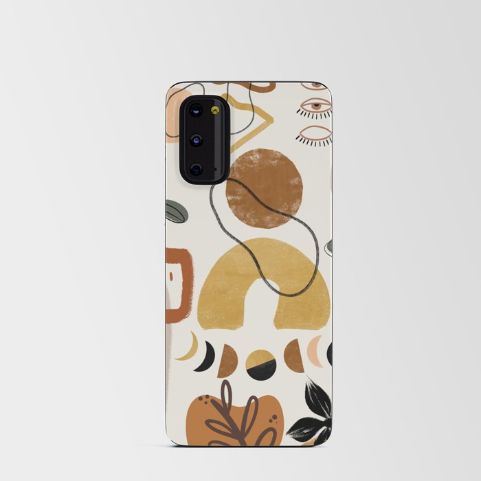 Bohemian Abstract - Earthy Palette Android Card Case
