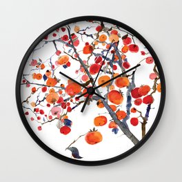 GIFT OF PERSIMMON Wall Clock