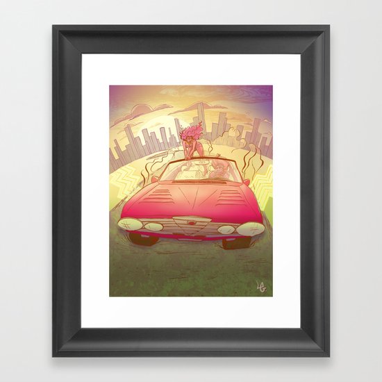 It's All Behind Us Framed Art Print