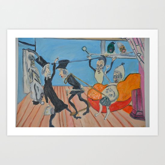 the bad doctor Art Print