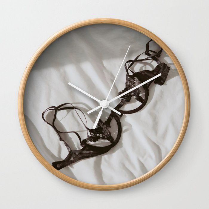 Aesthetic Bra Lingerie Wall Clock