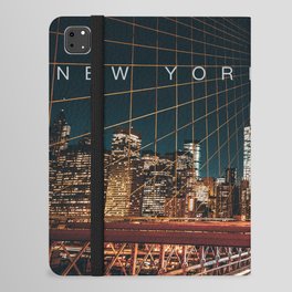 New York City Brooklyn Bridge iPad Folio Case