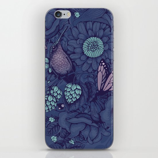 Beauty (eye of the beholder) - neon version iPhone & iPod Skin