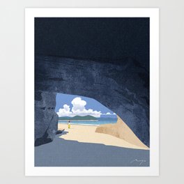 Sea Cave (2022) Art Print