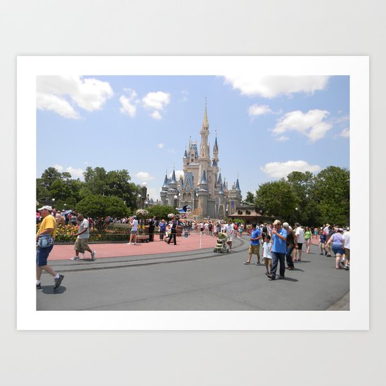 Disney Land. Art Print