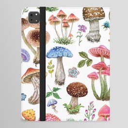 Watercolor Mushroom #2 iPad Folio Case