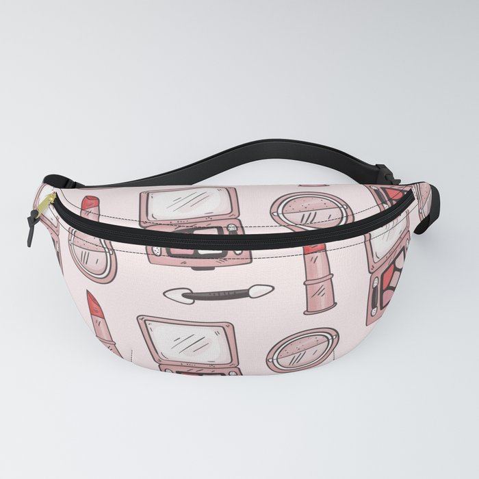 Makeup Artist Pink Girly Pattern Cute Beauty Lover Fanny Pack by funnylifedesigns | Society6