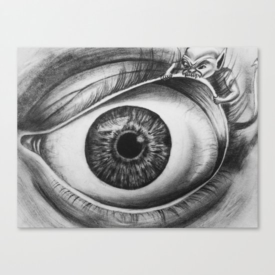INTERNAL BATTLE Canvas Print