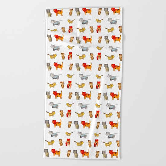 Kitties Beach Towel