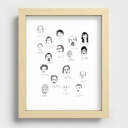 Serial Killers USA, Parts 1&2 Recessed Framed Print