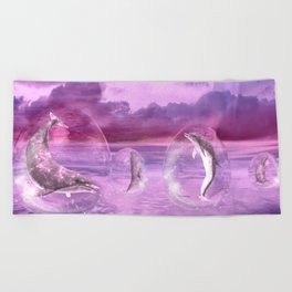 Dream Of Dolphins Beach Towel