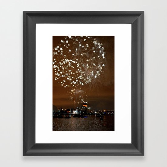Fireworks 2 Framed Art Print