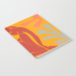Red Nude with Seagrass Matisse Inspired Notebook
