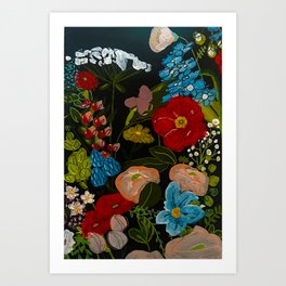 floral arrangement III Art Print