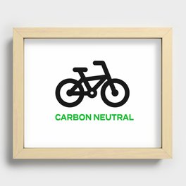 Carbon Neutral Recessed Framed Print