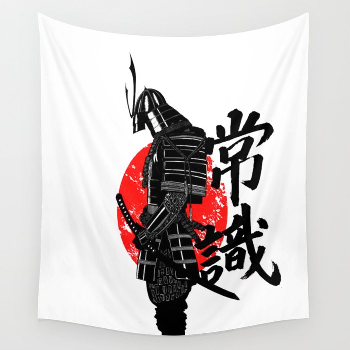 Samurai tapestry on sale