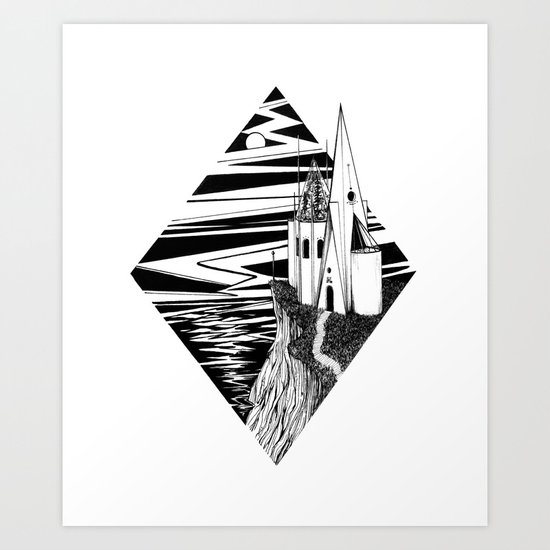 Temple Art Print