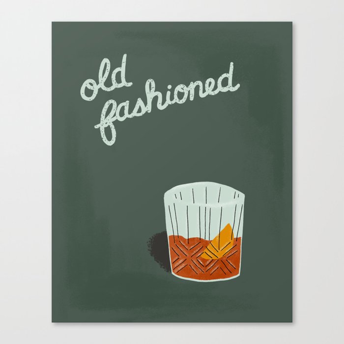 Old Fashioned - Sage Canvas Print