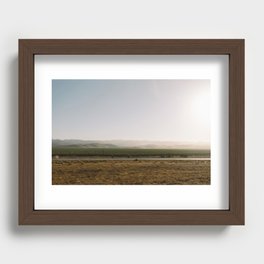 California Sunset Recessed Framed Print