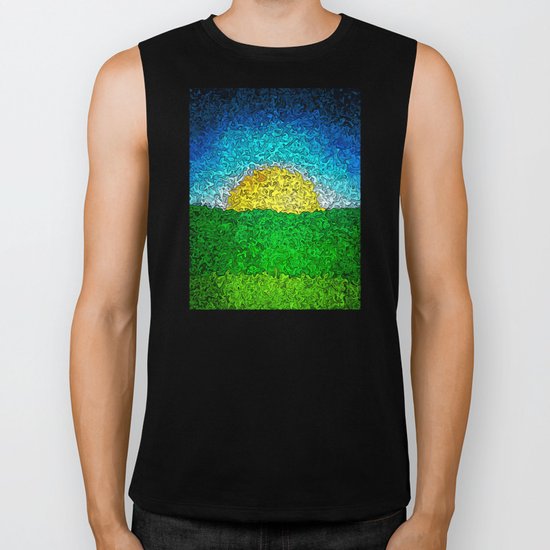 Setting Sun Biker Tank