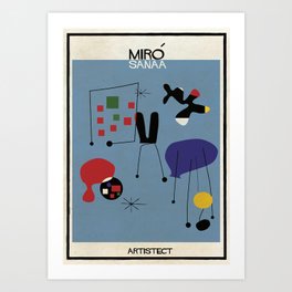 Miro+SANAA Art Print