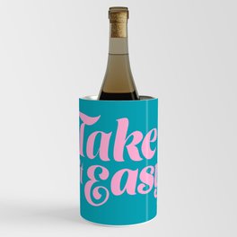 Take it Easy (Blue/Pink Palette) Wine Chiller
