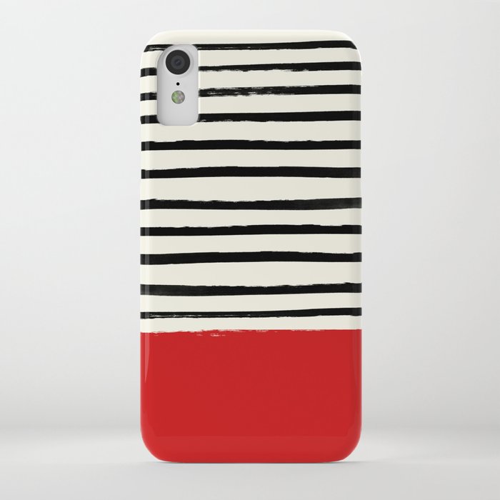 red chili x stripes iphone case
